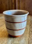 Red oak and padauk bowl by David Bannister