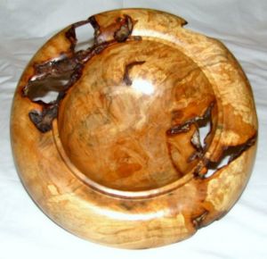 Maple Burl Platter